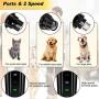 Dog Nail Grinder for Small Dog & Large Dog, Ultra Quiet Electric Painless Dog Nail Trimmer with Clipper