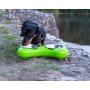 Hing Bone Non Slip Dual Dog Feeding Station with Removable Bowls