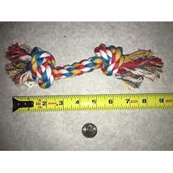 Zanies Multi Colored Knotted Rope Bone Dog Toy Tough & Durable for Big Dogs Too !