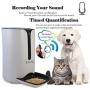 USDREAM 7L Smart Automatic Pet Feeder Cats and Dogs Food Auto Dispenser with Voice Recorder and Timer Programmable