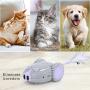 DADYPET Interactive Robotic Cat Toy, Mouse Shape Automatic Irregular Moving USB Rechargeable Electronic Toy with 5 Replacement Feathers for Kitten, All Floors Available
