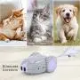 DADYPET Interactive Robotic Cat Toy, Mouse Shape Automatic Irregular Moving USB Rechargeable Electronic Toy with 5 Replacement Feathers for Kitten, All Floors Available DADYPET Interactive Robotic Cat Toy, Mouse Shape Automatic Irregular Moving USB Rechargeable Electronic Toy with 5 Replacement Feathers for Kitten, All Floors Available