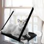 TENGTUNG Cat Window Perch, Cat Window Seat Bed Hammock Space Saving Design 360° Sunbath Holds Up to 20lbs for Any Cat Size