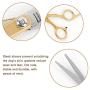 Dog Grooming Scissors Kit, 3 in 1 Cat Dog Grooming Clippers Set, Sharp Durable Stainless Steel Safety Dog Grooming Trimming Shears for Long & Short Haired Dogs Cats and Other Fur Pets