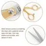 Dog Grooming Scissors Kit, 3 in 1 Cat Dog Grooming Clippers Set, Sharp Durable Stainless Steel Safety Dog Grooming Trimming Shears for Long & Short Haired Dogs Cats and Other Fur Pets