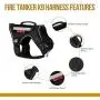 OneTigris Large Tactical Dog Harness and Dog Leash Set, No Pull Dog Vest Harness, Heavy Duty Dog Harness with Handle(Black,M) OneTigris Large Tactical Dog Harness and Dog Leash Set, No Pull Dog Vest Harness, Heavy Duty Dog Harness with Handle(Black,M)