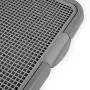 Firstco Mesh Training Toilet Potty Tray for Puppy and Small Size Dog 20.3 x 16.3 x 1.2 inch (Mint+Gray)