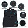 BAGLHER 丨Dog Travel Bag,Airline Approved Pet Supplies Backpack,Dog Travel Backpack with 2 Silicone Collapsible Bowls and 2 Food Baskets.