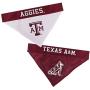 Pets First Collegiate Pet Accessories, Reversible Bandana, Texas A&M Aggies, Large/X-Large