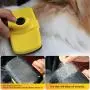 Cute Paws Self Cleaning Slicker Dog Brush, Great for Removing Underlying, Undercoat, Mats and Tangled Hair, Make Your Dog or Cat Comfortable Being Brushed with the Grooming Brush Cute Paws Self Cleaning Slicker Dog Brush, Great for Removing Underlying, Undercoat, Mats and Tangled Hair, Make Your Dog or Cat Comfortable Being Brushed with the Grooming Brush