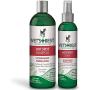 Vets Best Hot Spot Itch Relief Dog Shampoo, 16 ounce and Hot Spot Itch Relief Spray for Dogs, 8 ounce