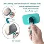 Self-Cleaning Slicker Brush + FREE 7'' Stainless Steel Comb, Pain-free Bristle Cat Dog Grooming Brush Removes Tangled Hair,Dirt,Dander and Reduces Shedding and Tangling for All Hair Types Pet Self-Cleaning Slicker Brush + FREE 7'' Stainless Steel Comb, Pain-free Bristle Cat Dog Grooming Brush Removes Tangled Hair,Dirt,Dander and Reduces Shedding and Tangling for All Hair Types Pet
