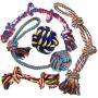 GaiusiKaisa XL Dog Rope Toys （Extremely Durable and Strong） for Large and Medium Dog–Extra Large Dog Toys for Aggressive CHEWERS- Elastic Solid Dog Ball–Tug of War Rope Ball for Chewing,Teeth