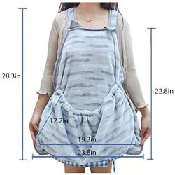 Creation Core Small Dog Cat Sling Accompany Carrier Bag Hands-Free Shoulder Carry Soft Breathable Cotton Pet Apron Indoors