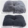 GASUR Small Dog Bed & Cat Beds, Round Pet Beds for Indoor Cats, Detachable Machine Washable Soft & Plush Calming Dog Bed, Self Warming & Cooling Kitten Puppy Bed