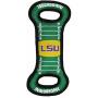 Pets First NCAA Football Field Dog Toy with Squeaker. - LSU Tigers - for Tug, Toss, and Fetch. - Tough & Durable PET Toy, Small, Model:LSU-3030