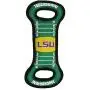 Pets First NCAA Football Field Dog Toy with Squeaker. - LSU Tigers - for Tug, Toss, and Fetch. - Tough & Durable PET Toy, Small, Model:LSU-3030 Pets First NCAA Football Field Dog Toy with Squeaker. - LSU Tigers - for Tug, Toss, and Fetch. - Tough & Durable PET Toy, Small, Model:LSU-3030