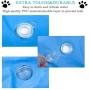 Katoggy Foldable Dog Pet Bath Swimming Pool Collapsible PVC Bathing Tub Portable Folding Wash Tub, Extra-Tough, Anti-Scratch, Easy to Drain, Anti-Slip Kiddie Pool for Large Dogs and Kids