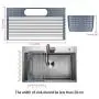 Sindax Over The Sink Roll-Up Dish Drying Rack, 20.5 ''x 10.8 with Utensil Holder Foldable Stainless Steel Dish Drainer Sindax Over The Sink Roll-Up Dish Drying Rack, 20.5 ''x 10.8 with Utensil Holder Foldable Stainless Steel Dish Drainer