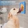Chekue Dog Lick Pad and Slow Feeder Mat - Lick Mat for Pet Bathing, Dog Grooming Distraction and Dog Training (Square 4 Pcs)