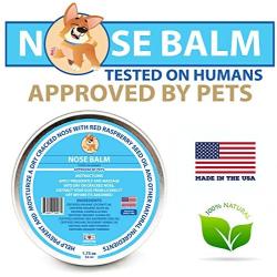 Pawtitas Nose Balm for Dogs is Made for Moisturizers Dry, Chapped, Cracked, and Crusty Dog Noses Providing a Layer of Protection on Your Dog Snout. | Manufactured with Certified Organic Ingredients.