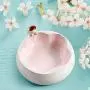 DotPet Cat Feeding Bowls, Ceramics Single Food Feeding Bowl for Cats/Dogs, Non-Slip Anti-Spill Ceramics Single Dish or Water Feeder Bowl DotPet Cat Feeding Bowls, Ceramics Single Food Feeding Bowl for Cats/Dogs, Non-Slip Anti-Spill Ceramics Single Dish or Water Feeder Bowl