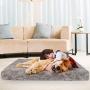 MIXJOY Memory Foam Dog Bed for Small Medium Large Extra Large Dogs, Soft Calming Pet Bed, Orthopedic Joint Relief, Outdoor & Crate, Removable Washable Cover, Anti-Slip Dog Cushion