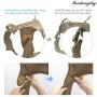 Hanshengday Tactical Dog Vest-Training Molle Harness-Tactical Dog Backpack-Pet Tactical -Vest Detachable Pouches-Relective Patches¡­