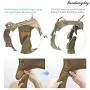 Hanshengday Tactical Dog Vest-Training Outdoor Breathable Harness-Military Water-Resistant Dog Backpack-Pet Tactical -Vest Detachable Pouches-D Ring for Dog Leash