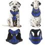 MUMUPET Dog Harness No Pull Pet Harness Adjustable Service Dog Vest for All Dogs Easy Control, 3M Reflective Oxford Material Vest Two Metal Tabs Behind The Chest Rings No More Tugging or Choking