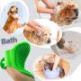 6 Pieces Pet Bath Brush Dog Washing Brush Dog Rubber Brush Cat Grooming Brush Dog Shedding Brush Pet Shampoo Brush for Dogs and Cats