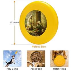 Pet Frisbee Flying Disc Dog Toy - Multifunction He is Risen Greg Olsen