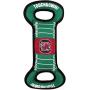 Pets First NCAA Football Field Dog Toy with Squeaker. - South Carolina Gamecocks - for Tug, Toss, and Fetch. - Tough & Durable PET Toy