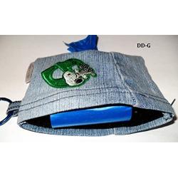 Neco Creations Light Blue Denim Pocket to Keep Your Pets Waste Bags