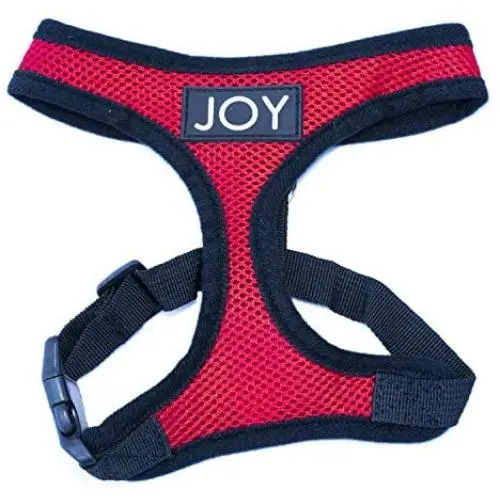 Joy Small Dog Adjustable Harness - No Pull Vest Harnesses for Small Dogs & Cats - Comfortable & Soft Mesh Pet Walking Accessory for Small Breed Puppy - Heavy Duty Front Lead Joy Small Dog Adjustable Harness - No Pull Vest Harnesses for Small Dogs & Cats - Comfortable & Soft Mesh Pet Walking Accessory for Small Breed Puppy - Heavy Duty Front Lead
