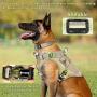 WINSEE Tactical Dog Harness for Large Dogs, Working Dog MOLLE Vest with Handle and Loop Panels, No Pull Front Clip Adjustable Reflective Training Pet Harness for Hiking Hunting
