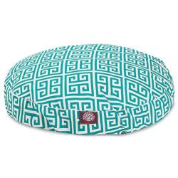 Pacific Towers Medium Round Indoor Outdoor Pet Dog Bed With Removable Washable Cover By Majestic Pet Products