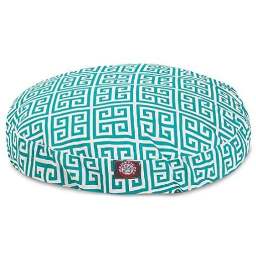 Pacific Towers Medium Round Indoor Outdoor Pet Dog Bed With Removable Washable Cover By Majestic Pet Products