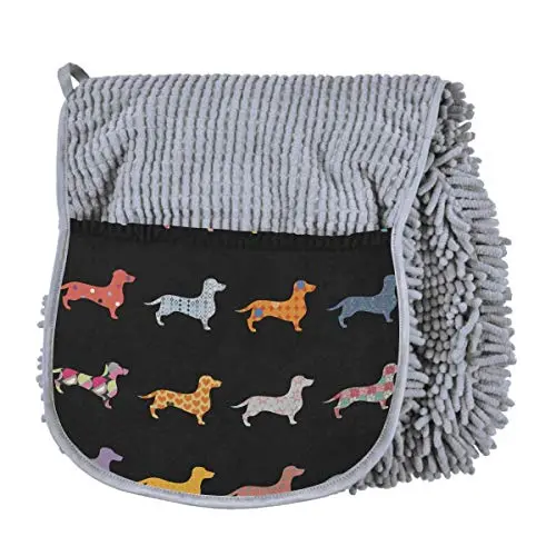 Color Dot Dogs Super Shammy Absorbent Quick Drying Machine Washable Hand Pocket Clean Dog Towel(ccLa) Color Dot Dogs Super Shammy Absorbent Quick Drying Machine Washable Hand Pocket Clean Dog Towel(ccLa)