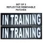 in Training Service Dog mesh Vest Harness Cool Comfort Nylon for Dogs Small Medium Large Purchase Comes with 2 Reflective in Training Removable Patches