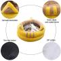 GUOXY High Elastic Pp Cotton Dog Bed Cat Cushion Semi-Enclosed Warm Cat House Four Seasons Universal Pet Nest for Cats and Dogs,Bgray,Small