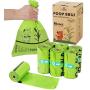 Compostable Dog Poop Bags - 90 Count, 6 Refill Rolls | Vegetable-Based Eco-Friendly Dog Waste Bags for Dogs and Cat
