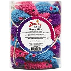 Zanies ZA11070 42 42-Piece Moppy Mice Canister Set Toy