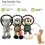 Newthinking 3 Pack Squeaky Dog Toys Set, Interactive Dog Chew Toys with Cotton Rope, Stuffed and Plush Chew Toys for Puppy Small Medium Dogs Aggressive Chewers Newthinking 3 Pack Squeaky Dog Toys Set, Interactive Dog Chew Toys with Cotton Rope, Stuffed and Plush Chew Toys for Puppy Small Medium Dogs Aggressive Chewers