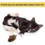 OurPets Play-N-Squeak Mouse Hunter Cat Toy (Interactive Cat Toy & Catnip Toy with Real Mouse Electronic Sound Catnip Toys for Cats) Perfect Cat Toys for Indoor Cats with Catnip)