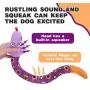SCENEREAL Dog Squeaky Toy - Snake 2 Pack Stuffed Puppy Chew Toy Interactive Game Toys for Small Medium Dogs, Puppy SCENEREAL Dog Squeaky Toy - Snake 2 Pack Stuffed Puppy Chew Toy Interactive Game Toys for Small Medium Dogs, Puppy