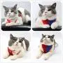 Vehomy Cat Small Dog Vest Harness Leash Set Step in Vest Harness with Soft Gentle Suede Fabrics for Cats Small Dogs Escape Proof Breathable Mesh Pet Harness with Reflective Leash Red Blue L Vehomy Cat Small Dog Vest Harness Leash Set Step in Vest Harness with Soft Gentle Suede Fabrics for Cats Small Dogs Escape Proof Breathable Mesh Pet Harness with Reflective Leash Red Blue L