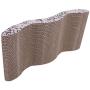 JIKLLSJID Multifunction Cat Climb Tree with Cat Scratching Board, Cool Wave-Style Harden Corrugated Paper Pet Cat Toy Cat Claw-Grinding Plate with Catnip Leopard Prin