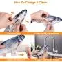 AIMICOCA Electric Moving Fish Cat Toy Realistic Moving Fish, Wiggle Fish Catnip Toys, Motion Kitten Toy, Interactive Pets Chew toys for Cat/Kitty/Kitten Fish Flop Cat Toy AIMICOCA Electric Moving Fish Cat Toy Realistic Moving Fish, Wiggle Fish Catnip Toys, Motion Kitten Toy, Interactive Pets Chew toys for Cat/Kitty/Kitten Fish Flop Cat Toy