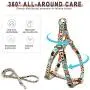 Step in Dogs Harness No Pull Dog Harness Adjustable Pest Vest with Leash Dog Safety Harness Easy for Outdoor Walking Training Easy Control Harness for Small Medium Large Breed Dogs